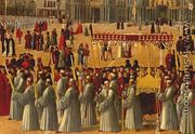 Procession in Piazza S. Marco (detail) 1496 - Gentile Bellini