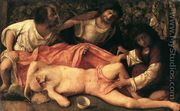 Drunkennes of Noah c. 1515 - Giovanni Bellini