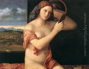 Naked Young Woman in Front of the Mirror 1515 - Giovanni Bellini