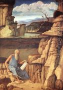 St Jerome Reading in the Countryside - Giovanni Bellini