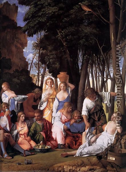 The Feast of the Gods (detail) 1514 - Giovanni Bellini
