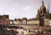 New Market Square in Dresden 1750 - Bernardo Bellotto (Canaletto)