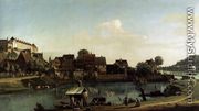 Pirna Seen from the Harbour Town 1753-55 - Bernardo Bellotto (Canaletto)