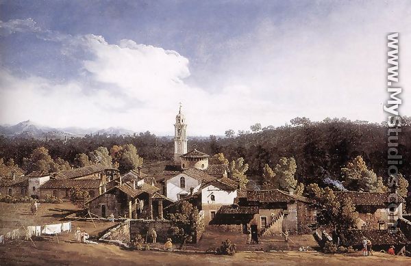 View of Gazzada near Varese 1744 - Bernardo Bellotto (Canaletto)