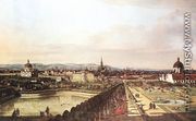 View of Vienna from the Belvedere 1759-60 - Bernardo Bellotto (Canaletto)