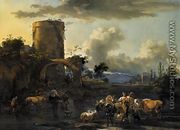 Evening Landscape 1661-63 - Nicolaes Berchem