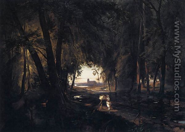 The Woods near Spandau 1834 - Karl Blechen