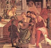 Dives and Lazarus (detail) 1540-50 - Bonifacio Veronese (Pitati)