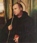 A Saint Monk 1530 - Alessandro Bonvicino (Moretto da Brescia)