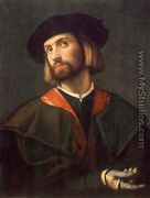 Portrait of a Man c. 1520 - Alessandro Bonvicino (Moretto da Brescia)