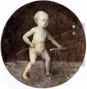 Christ Child with a Walking Frame 1480s - Hieronymous Bosch