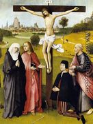 Crucifixion with a Donor 1480-85 - Hieronymous Bosch