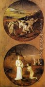 Mankind Beset by Devils (reverse of Noah panel) 1500-04 - Hieronymous Bosch
