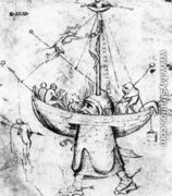 The Ship of Fools in Flames - Hieronymous Bosch