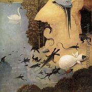 Triptych of Garden of Earthly Delights (left wing) (detail 3) c. 1500 - Hieronymous Bosch
