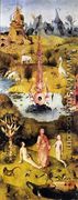 Triptych of Garden of Earthly Delights (left wing) c. 1500 - Hieronymous Bosch
