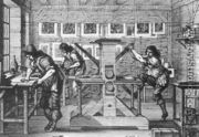 A Printer's Workshop c. 1642 - Abraham Bosse