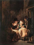 Hunting by Candlelight 1630 - Andries Both