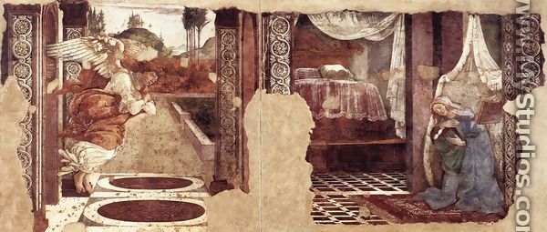 Annunciation 1481 - Sandro Botticelli (Alessandro Filipepi)