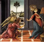 Cestello Annunciation 1489-90 - Sandro Botticelli (Alessandro Filipepi)