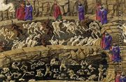 Inferno, Canto XVIII 1480s - Sandro Botticelli (Alessandro Filipepi)