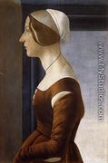 Portrait of a Young Woman c. 1475 - Sandro Botticelli (Alessandro Filipepi)