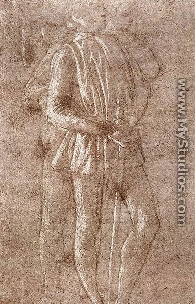Study of two standing figures c. 1475 - Sandro Botticelli (Alessandro Filipepi)