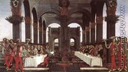 The Story of Nastagio degli Onesti (forth episode) c. 1483 - Sandro Botticelli (Alessandro Filipepi)