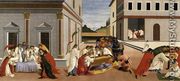 Three Miracles of St Zenobius 1500-05 - Sandro Botticelli (Alessandro Filipepi)