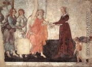 Venus and the Three Graces Presenting Gifts to a Young Woman c. 1484 - Sandro Botticelli (Alessandro Filipepi)