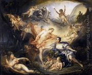 Apollo Revealing his Divinity before the Shepherdess Isse 1750 - François Boucher