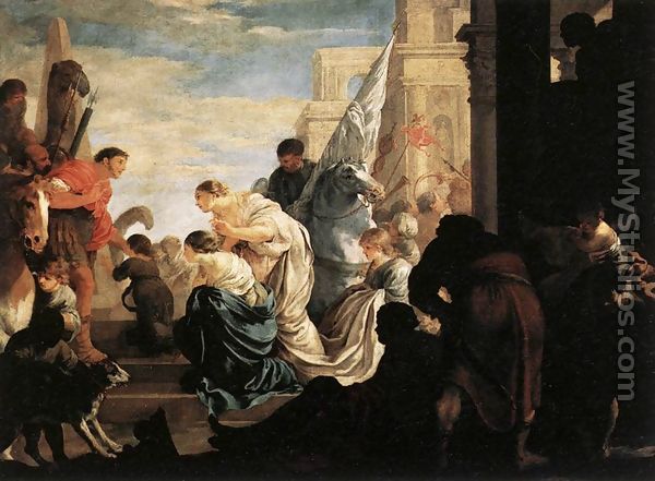 A Scene from Roman History c. 1645 - Sébastien Bourdon