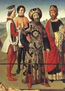 Martyrdom of St Erasmus (detail) c. 1458, - Dieric the Elder Bouts