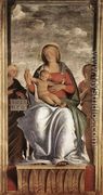 Madonna and Child with Two Angels c. 1508 - Bramantino (Bartolomeo Suardi)