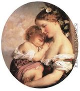 Mother and Child 1846-50 - Karoly Brocky
