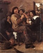 Smoking Men c. 1637 - Adriaen Brouwer