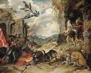 Allegory of War 1640s - Jan, the Younger Brueghel
