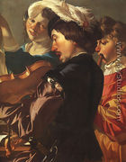 Concert (detail) 1623 - Dirck Van Baburen