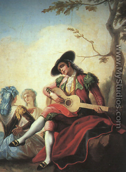 Boy with Guitar 1786 - Ramón Bayeu Y Subias