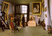 The Artist's Studio - Rue de la Condamine 1870 - Frederic Bazille