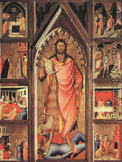 Altarpiece of the Baptist 1360-70 - Giovanni del Biondo