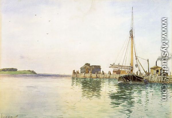 Harbor 1880s - Alfred Thompson Bricher