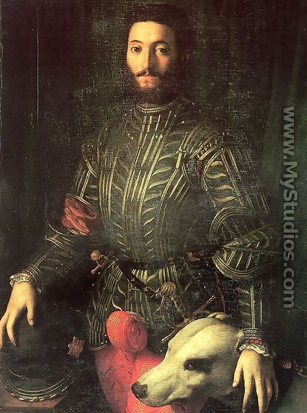 Portrait of Guidobaldo della Rovere - Agnolo Bronzino