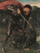 St. George Kills the Dragon (detail) 1866-93 - Sir Edward Coley Burne-Jones