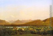 View of Geneva from Petit-Saconnex 1834 - Alexandre Calame