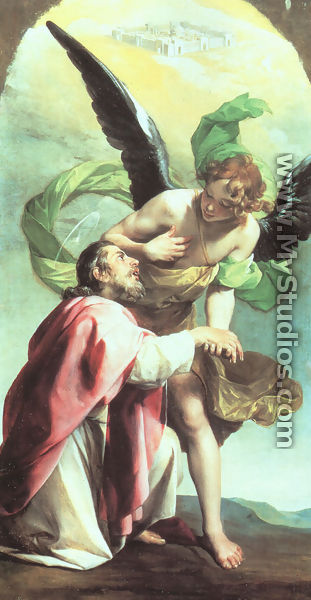 The Vision of Saint John, 1635 - Alonso Cano