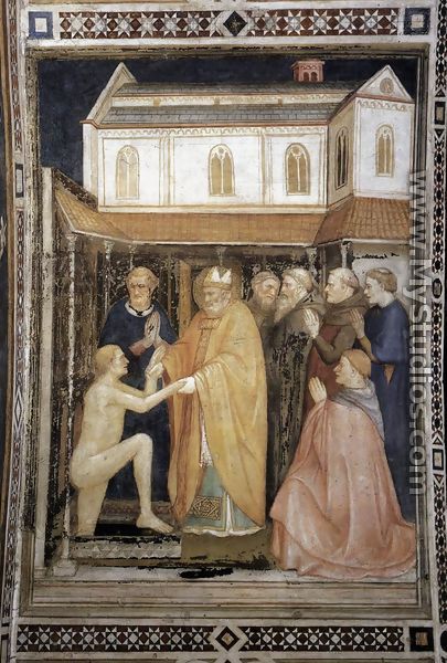St Stanislas Raises a Body from the Death c. 1338 - Puccio Capanna