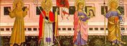 St. Francis of Assisi, St. Herculan, St. Luke, & the Apostle Jacob the Elder - Bartolomeo Caporali