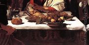 Supper at Emmaus (detail 2) 1601-02 - (Michelangelo) Caravaggio