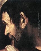 Supper at Emmaus (detail 2) 1606 - (Michelangelo) Caravaggio